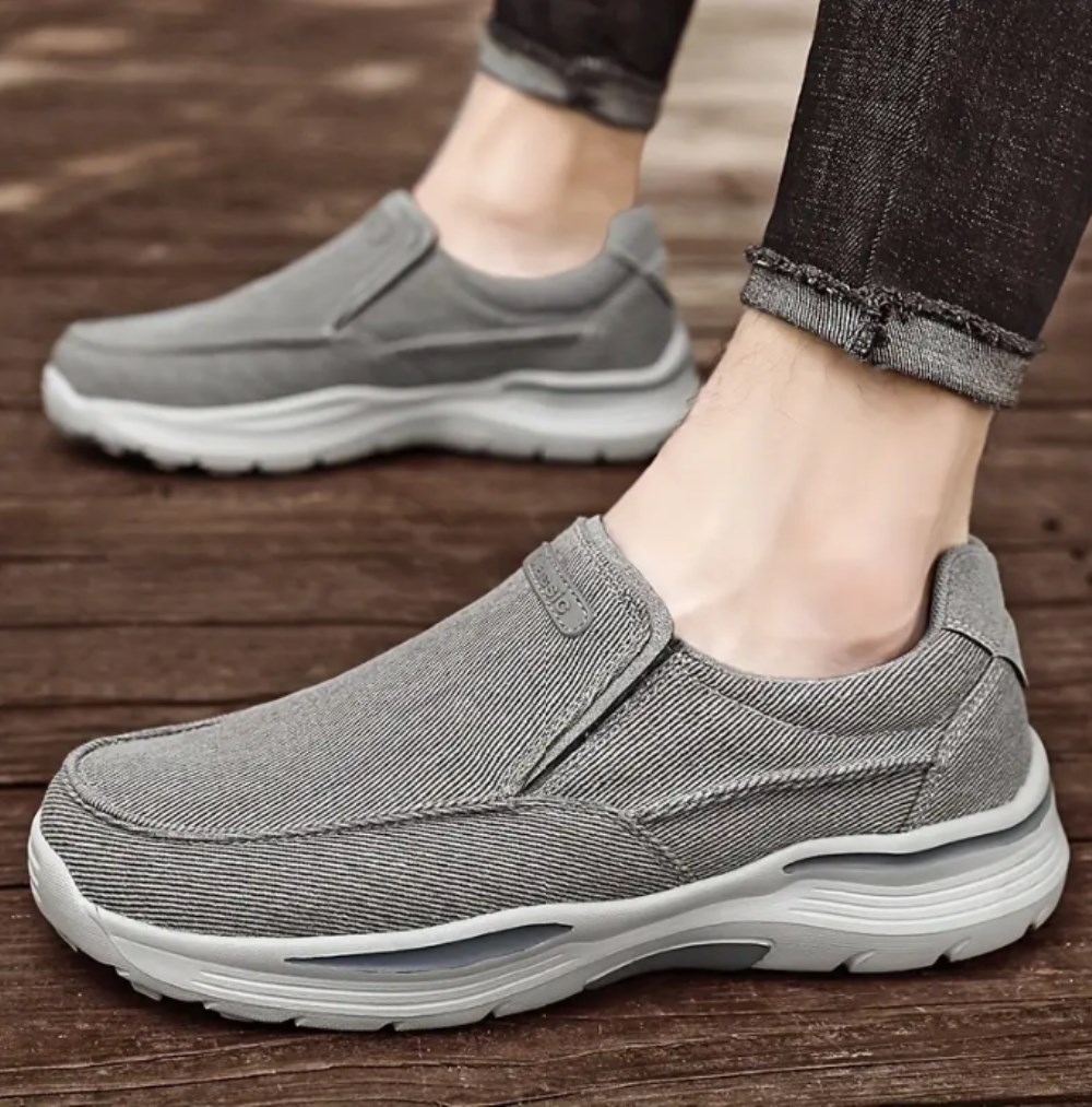 Orthopädische Stylische und Schmerzfreie Sneaker - Unisex - Grau