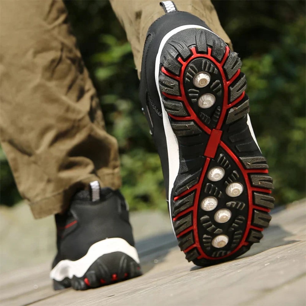 Orthopädische Wanderschuhe - Ergoflex - Schwarz