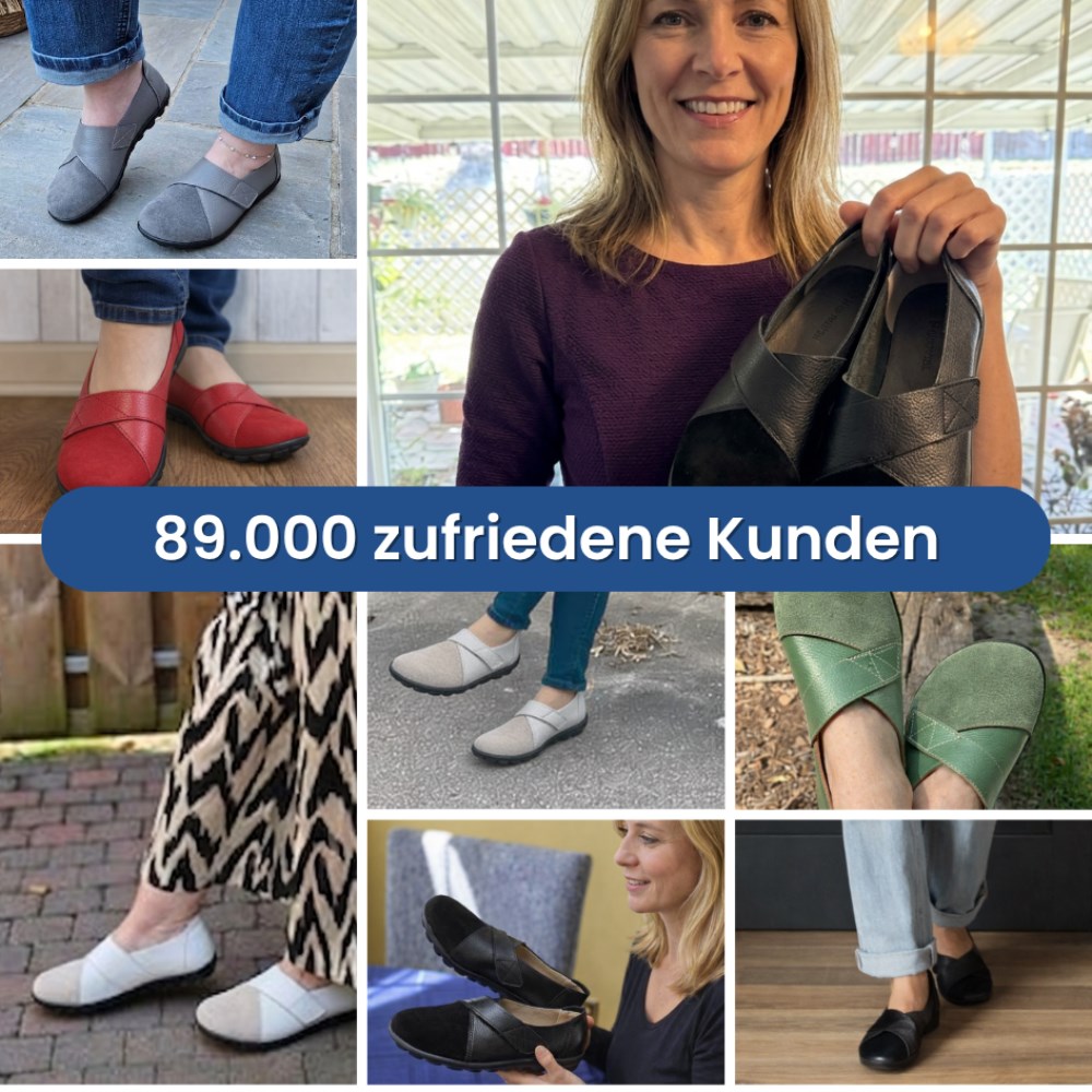 Orthopädische ElegantEase Slipper – Orthopädische Komfort - Schwarz