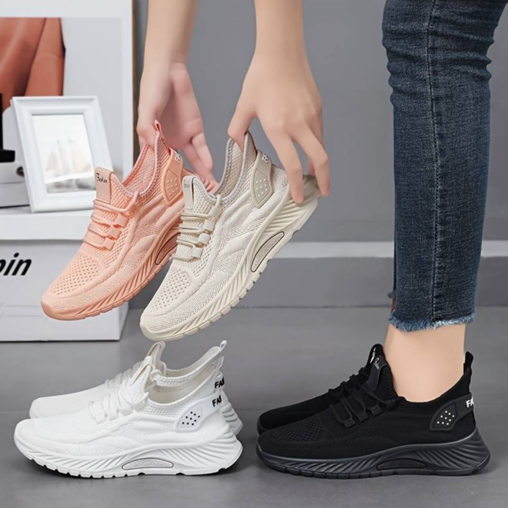 Orthopädische CLOUD Pro – Ergonomische & Leichte Damen-Sneaker mit breiter Zehenbox (Unisex) - Weiß