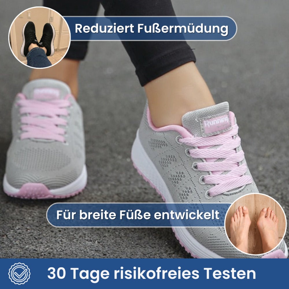 Orthopädische Freizeitschuhe - Orthoflex für Damen - Gräulich-Pink