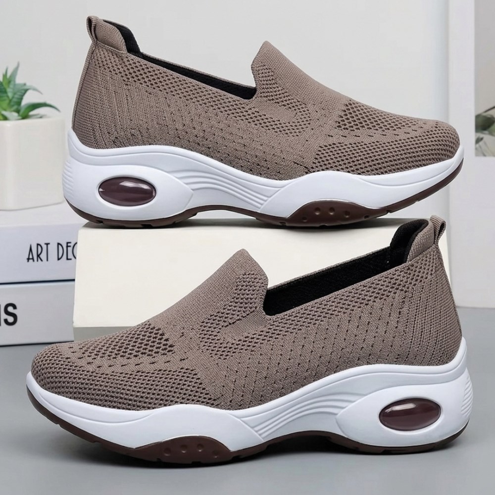 Orthopädische Slip-On Sneakers - Braun