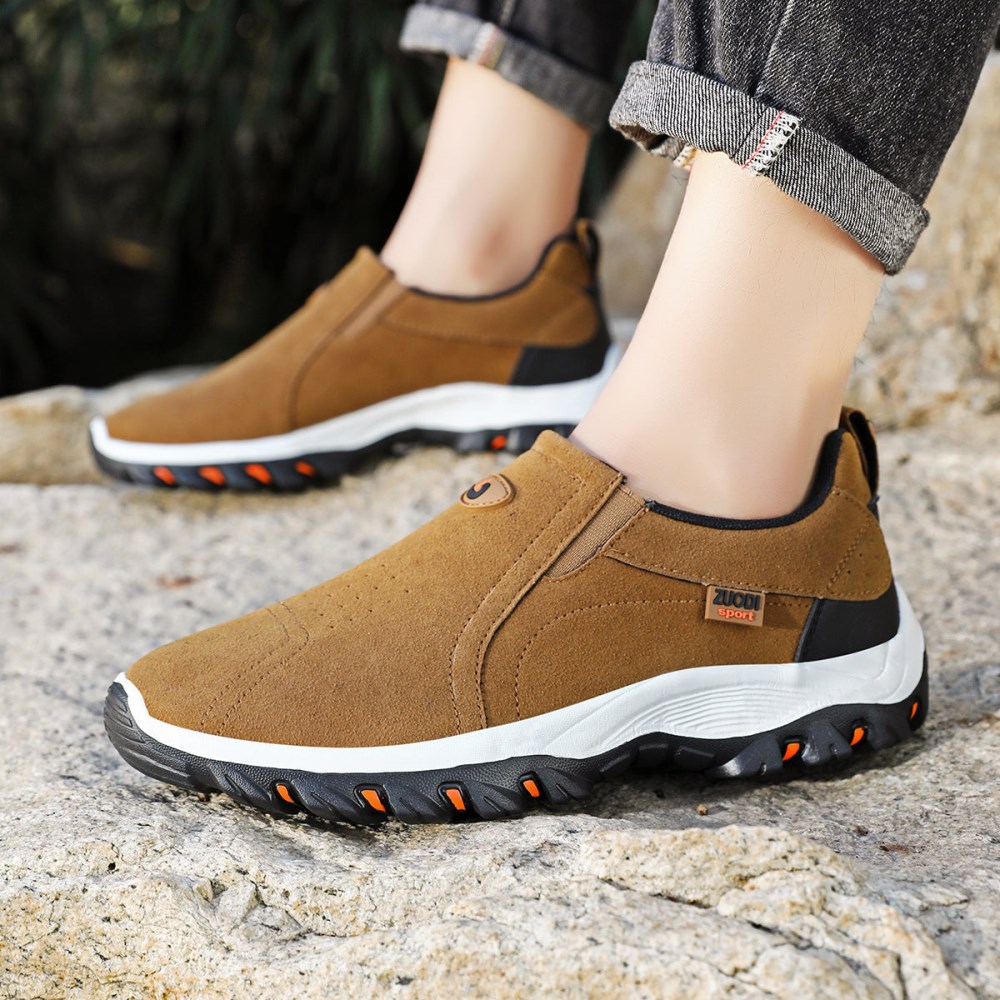 Orthopädische Fersensporn Schuhe – Ergoflex Schmerzlindernder Komfortschuh - Braun