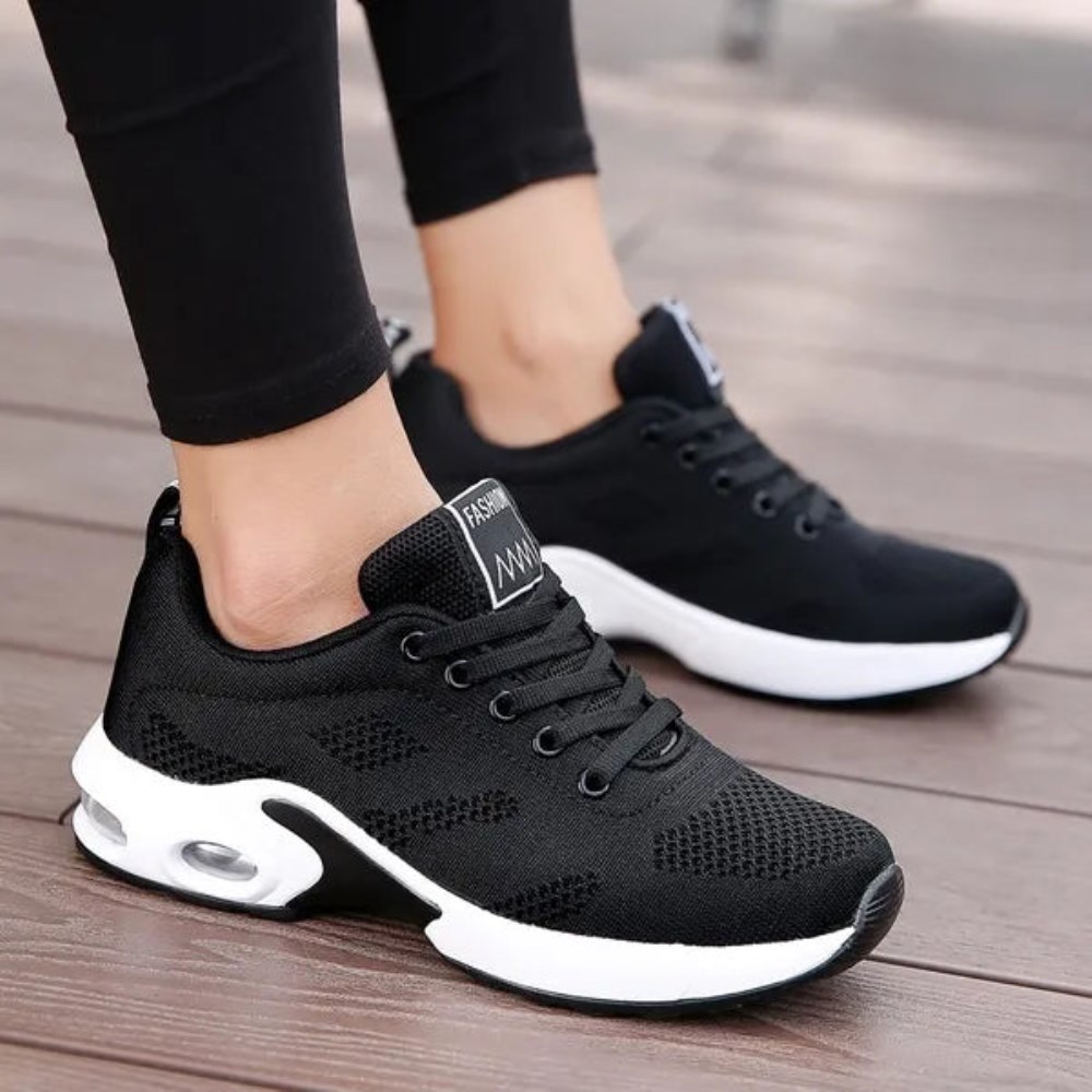 Orthopädische Sportschuhe - AirFlex - Schwarz