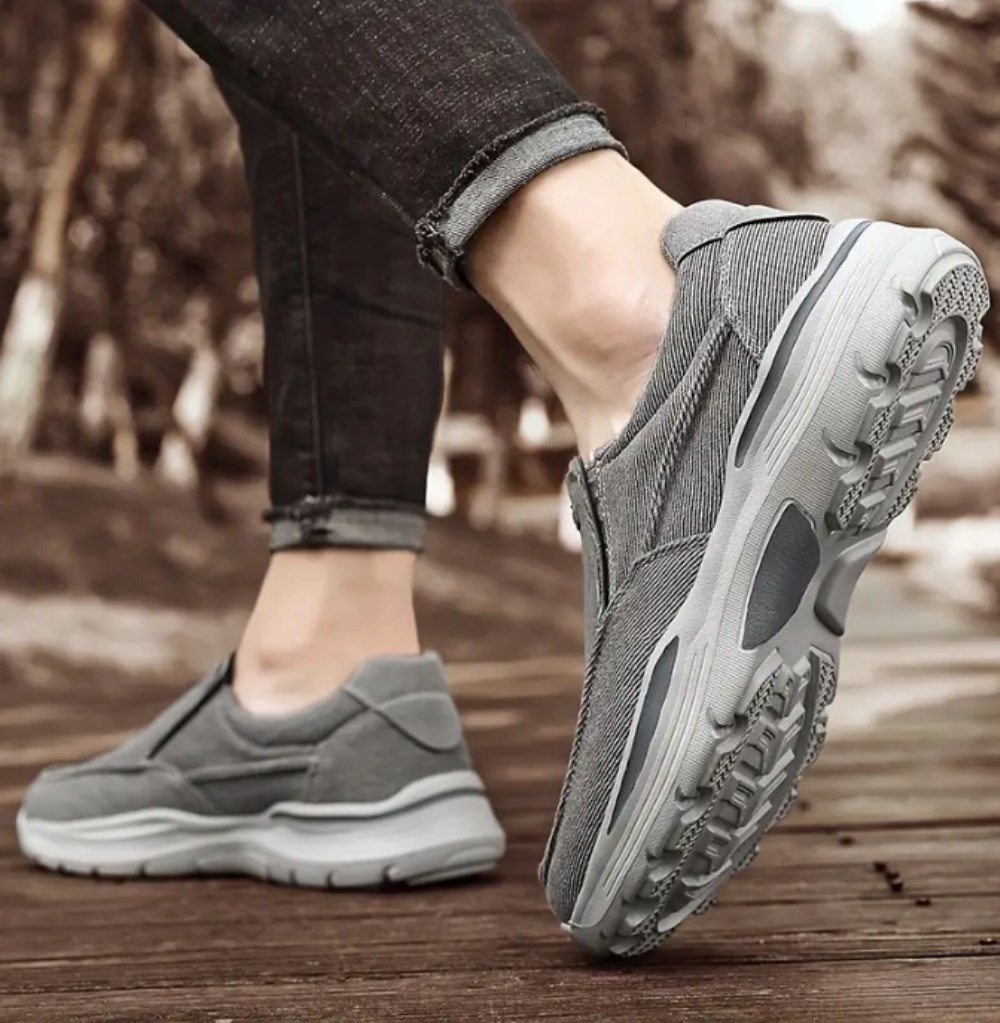 Orthopädische Stylische und Schmerzfreie Sneaker - Unisex - Grau