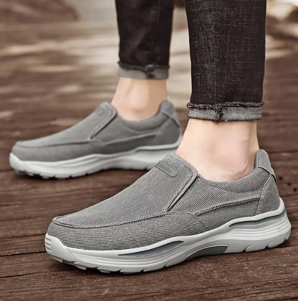 Orthopädische Stylische und Schmerzfreie Sneaker - Unisex - Grau
