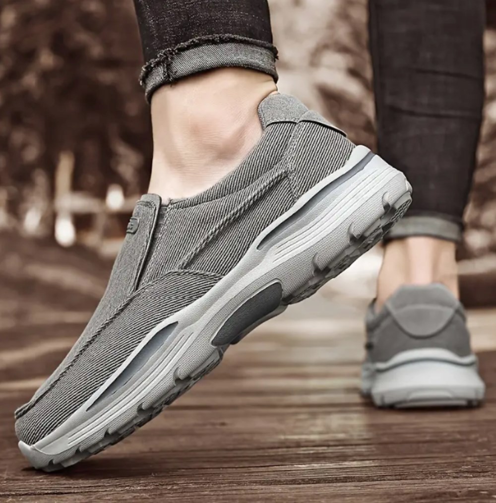 Orthopädische Stylische und Schmerzfreie Sneaker - Unisex - Grau