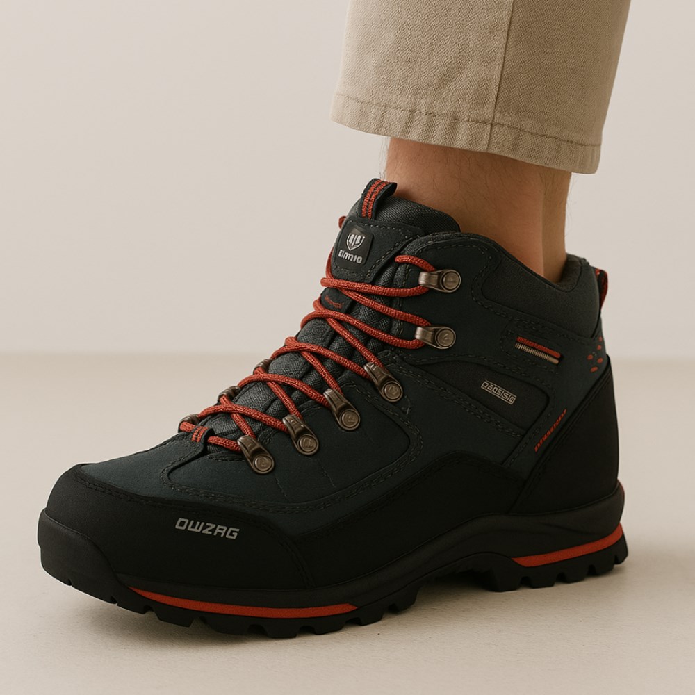 Orthopädische Wanderschuhe für Herren - Flexmove - Rot
