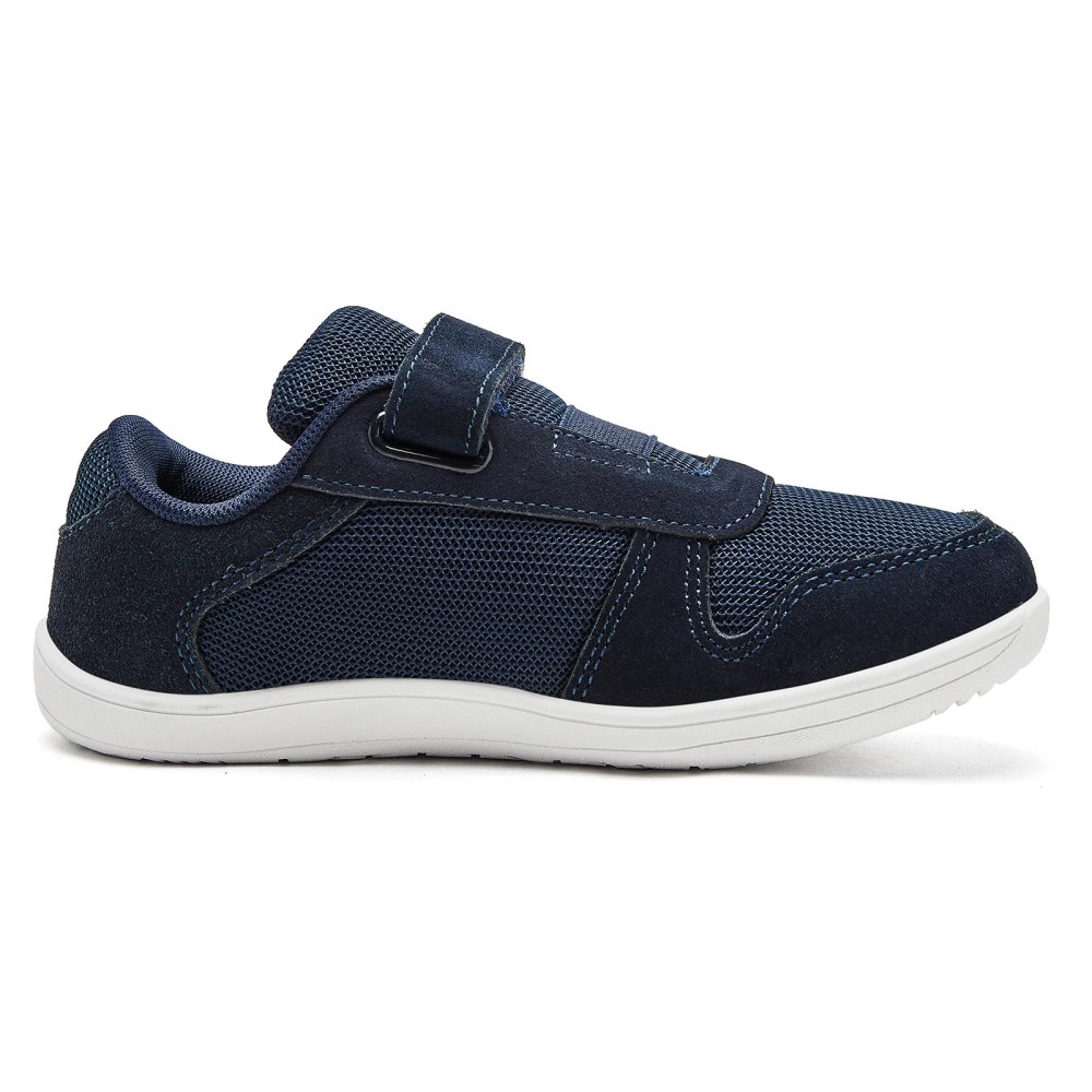 Orthopädische Barfußschuhe für Kinder mit breiten Füßen & hohem Spann - Blau