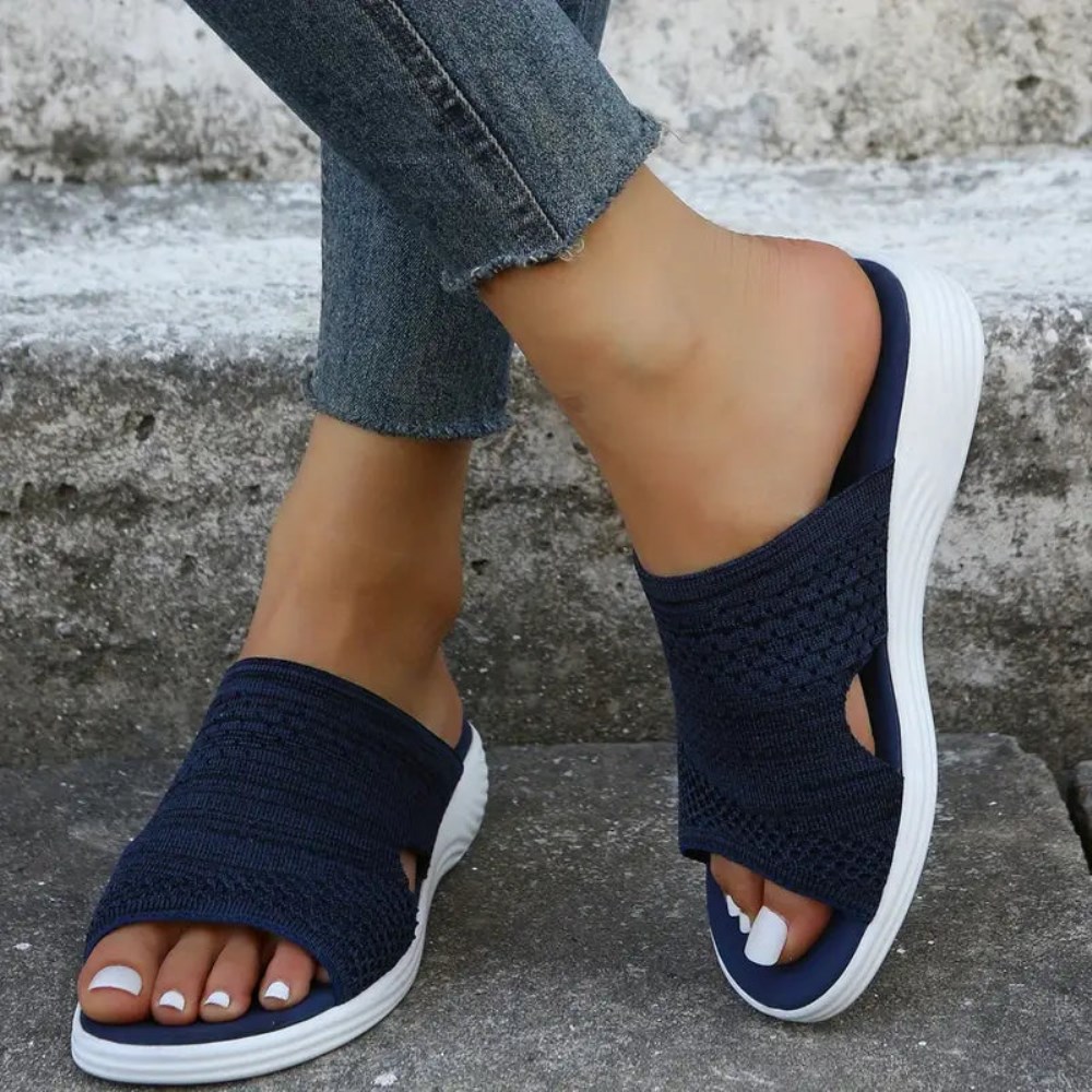 Orthopädische Mila – Komfort-Sandalen mit Ergonomischer Dämpfung - Blau