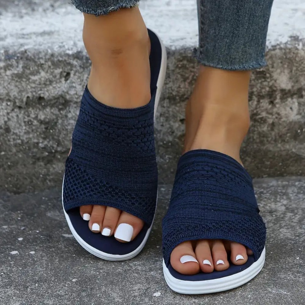 Orthopädische Mila – Komfort-Sandalen mit Ergonomischer Dämpfung - Blau