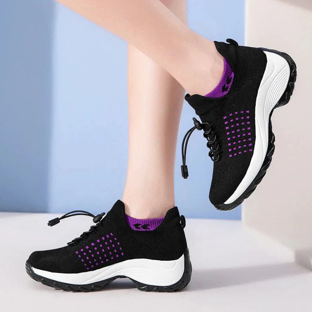 Orthopädische Hallux Valgus Schuhe – OrthoFlex - Schwarz