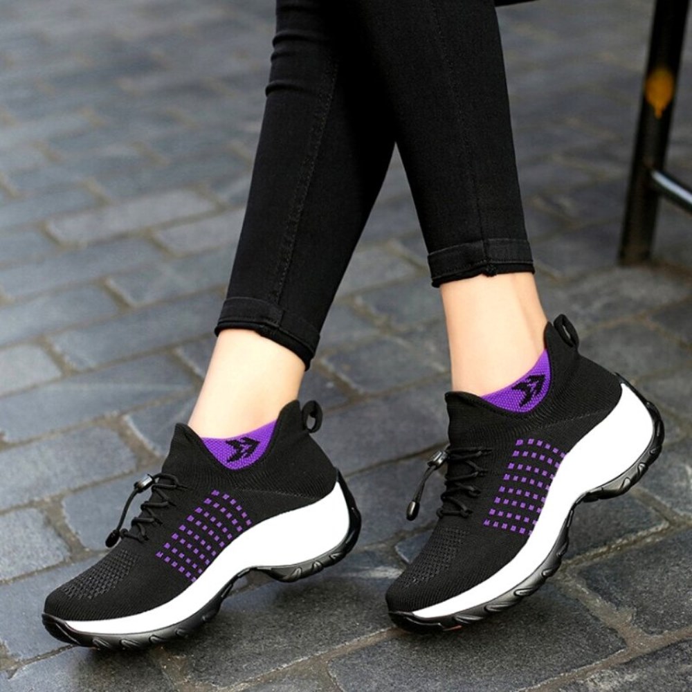 Orthopädische Hallux Valgus Schuhe – OrthoFlex - Schwarz