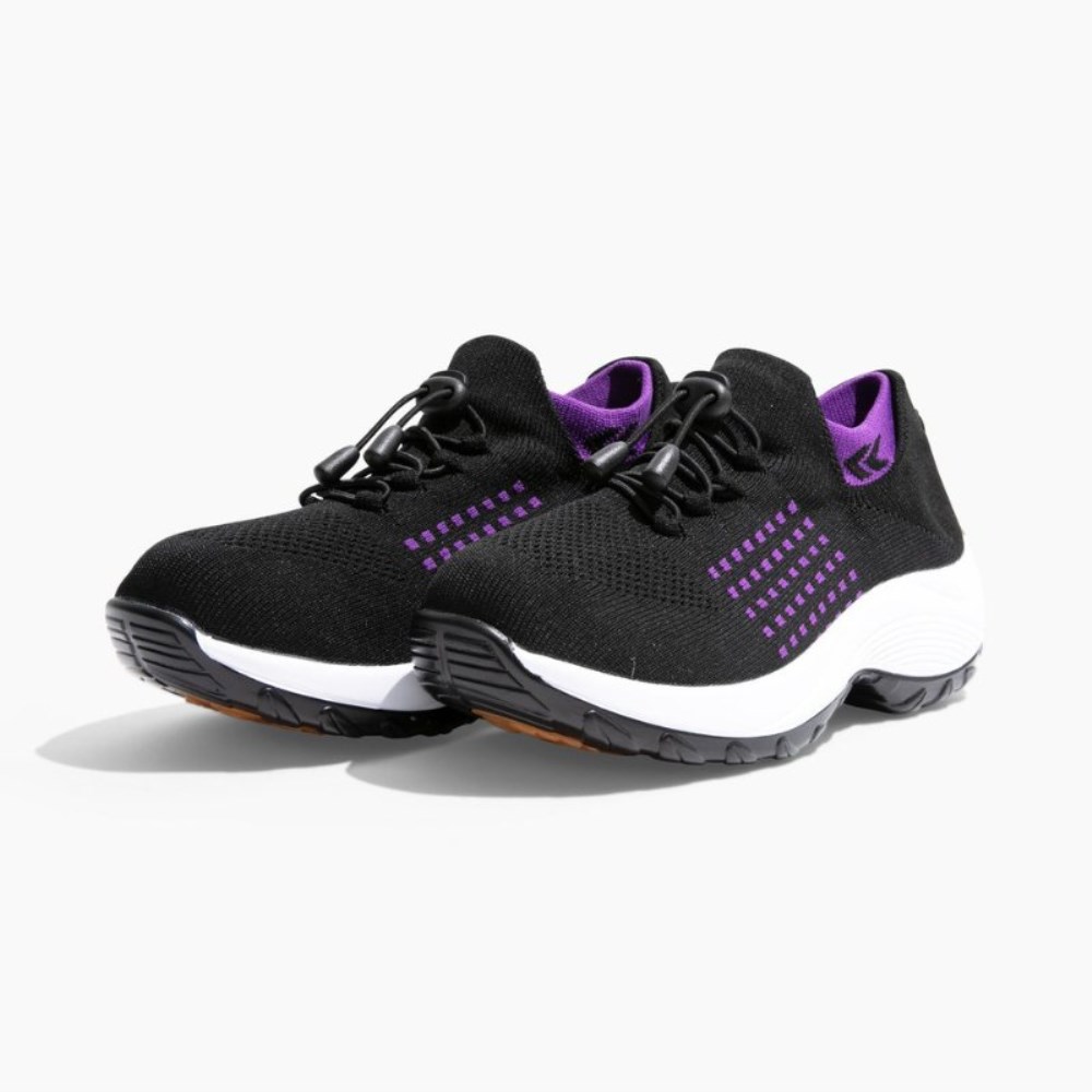 Orthopädische Hallux Valgus Schuhe – OrthoFlex - Schwarz