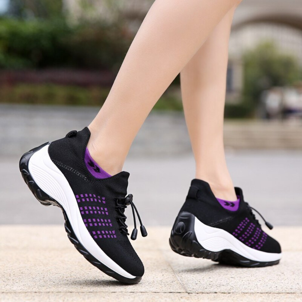 Orthopädische Hallux Valgus Schuhe – OrthoFlex - Schwarz