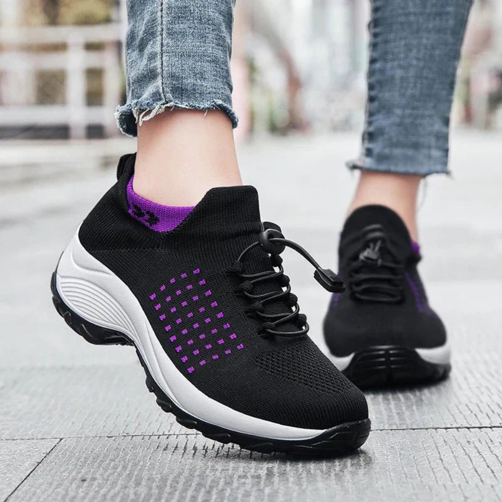 Orthopädische Hallux Valgus Schuhe – OrthoFlex - Schwarz