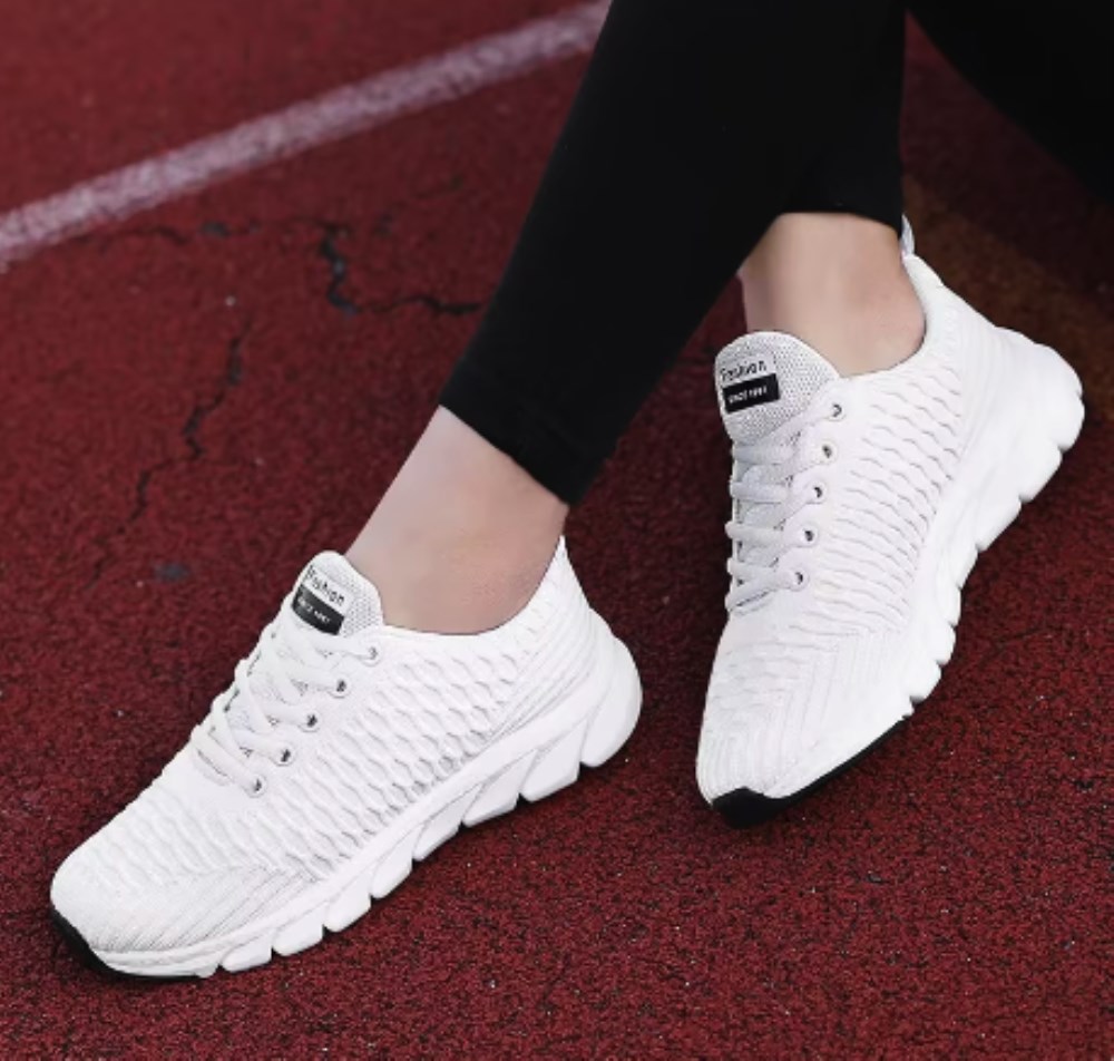 Orthopädische Damen Sneaker mit Komfort - Weiß