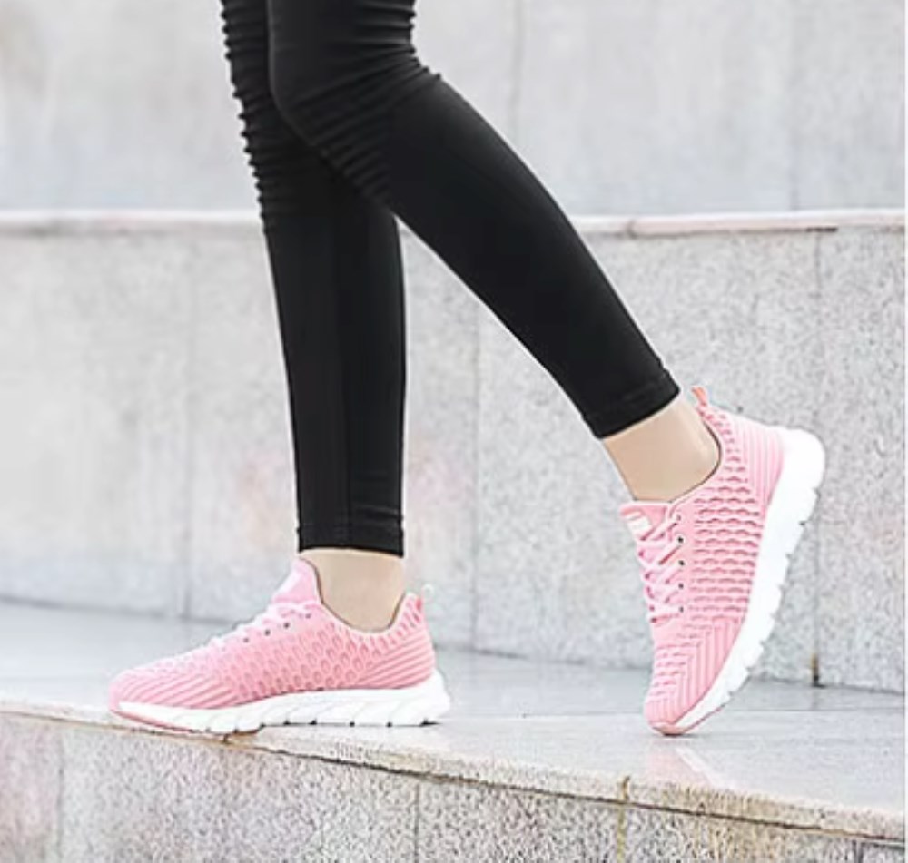 Orthopädische Damen Sneaker mit Komfort - Rosa