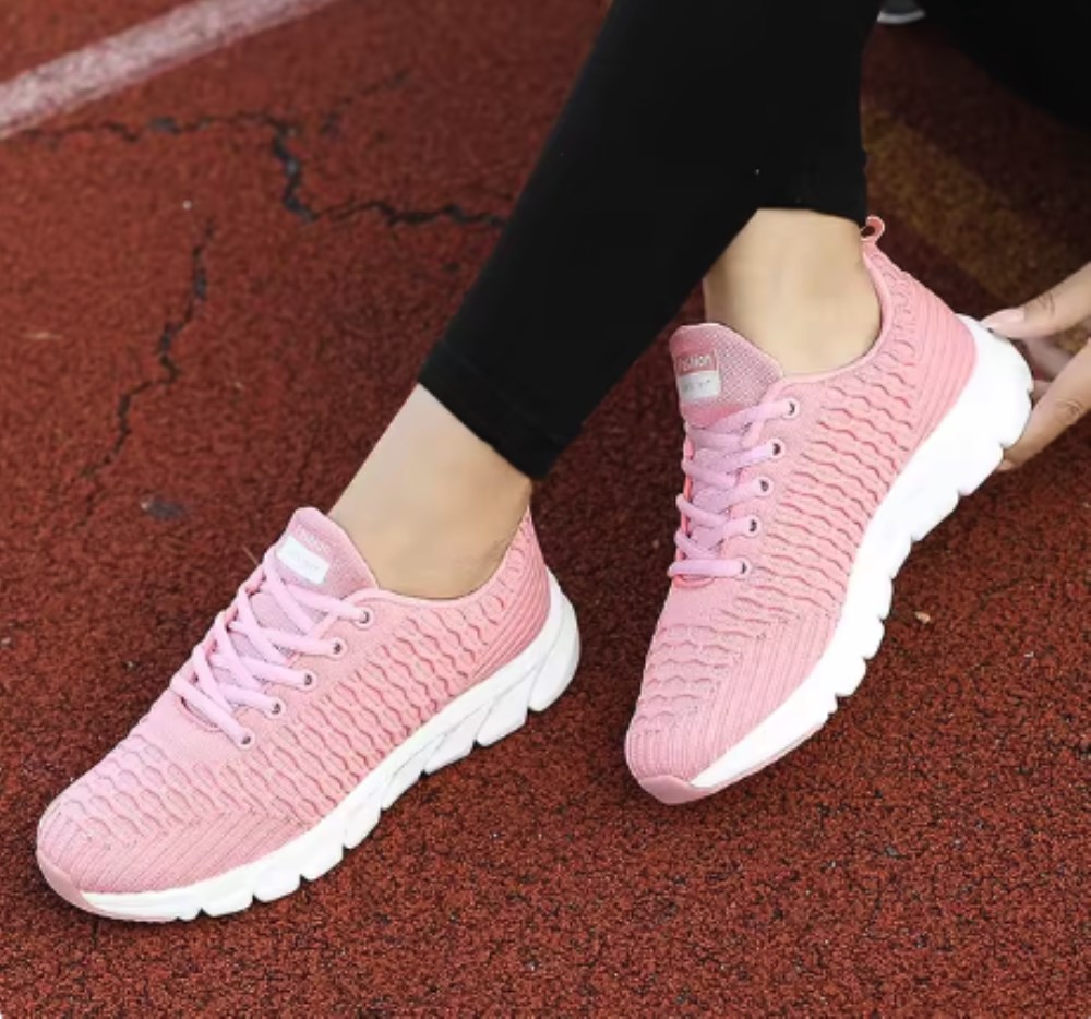 Orthopädische Damen Sneaker mit Komfort - Rosa