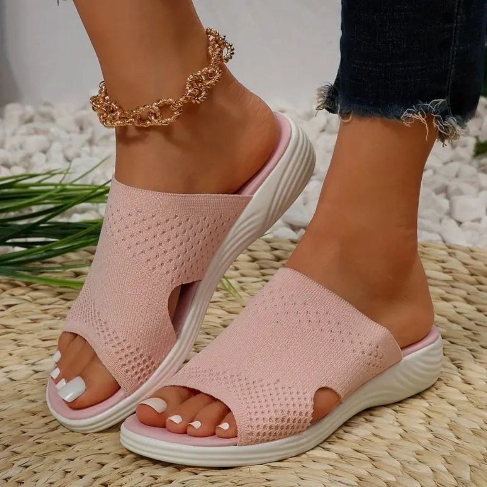 Orthopädische Mila – Komfort-Sandalen mit Ergonomischer Dämpfung - Rosa