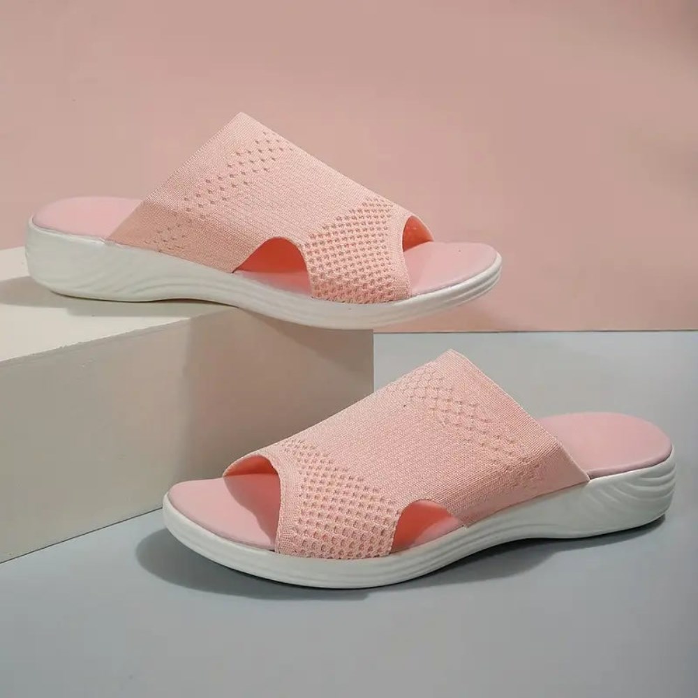 Orthopädische Mila – Komfort-Sandalen mit Ergonomischer Dämpfung - Rosa