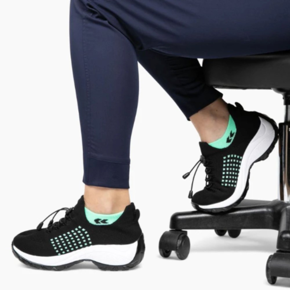 Orthopädische Hallux Valgus Schuhe – OrthoFlex - Schwarz